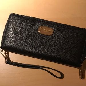 Michael Kors Black Leather Wallet